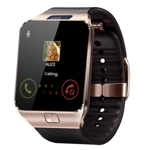 Smartwatch con soporte para tarjeta SIM – Monitor de actividad física Bluetooth, pantalla táctil, cámara y multiidioma