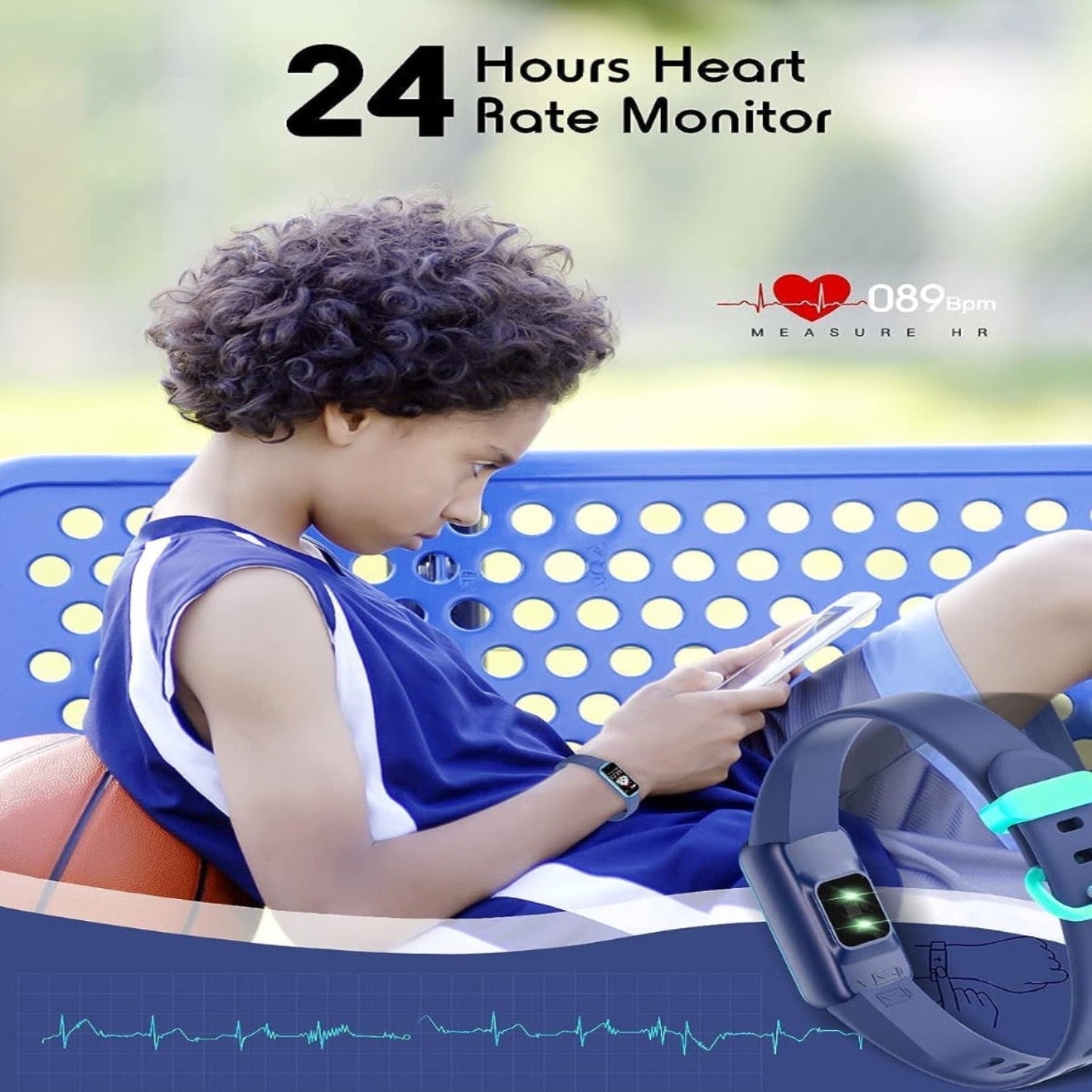 Smartwatch infantil con GPS, seguimiento de actividad y funciones de salud – Viona