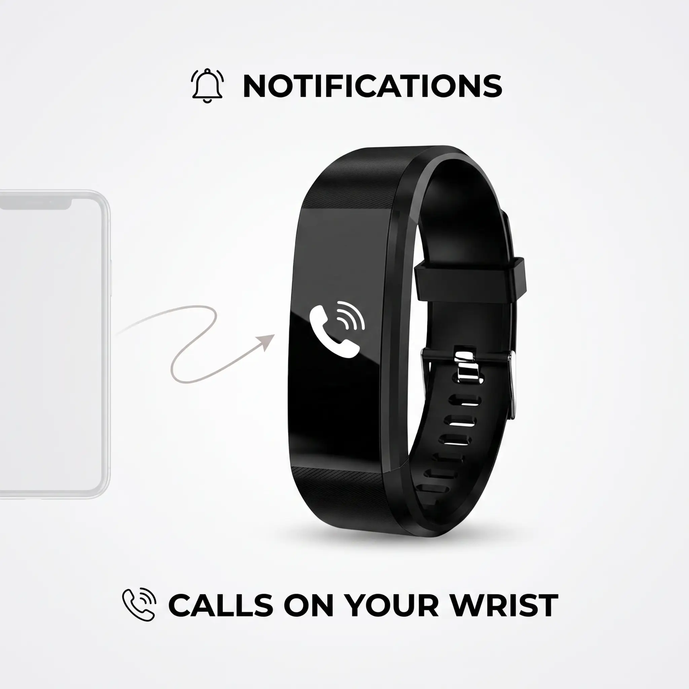Smartwatch para mayores con monitor de frecuencia cardíaca y presión arterial
