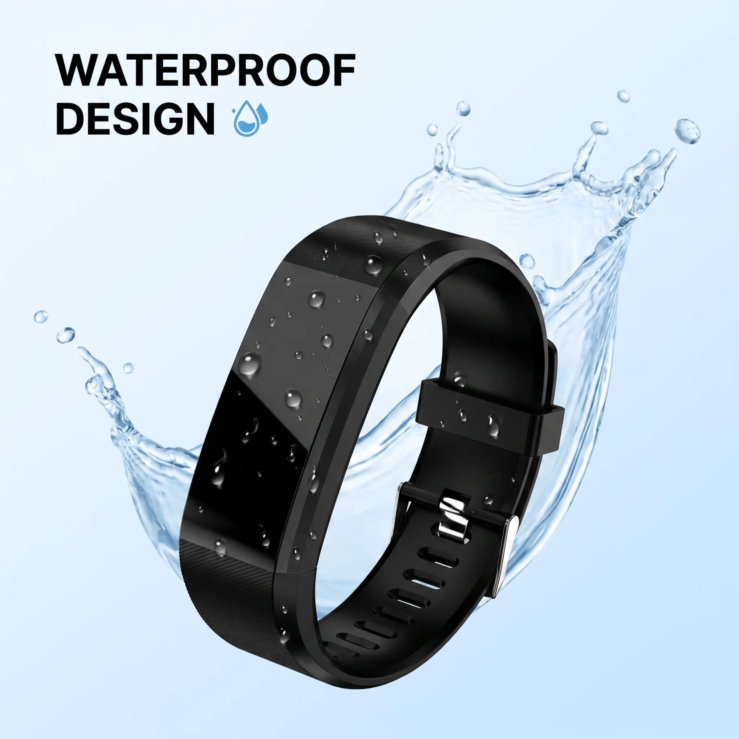 Smartwatch para mayores con monitor de frecuencia cardíaca y presión arterial