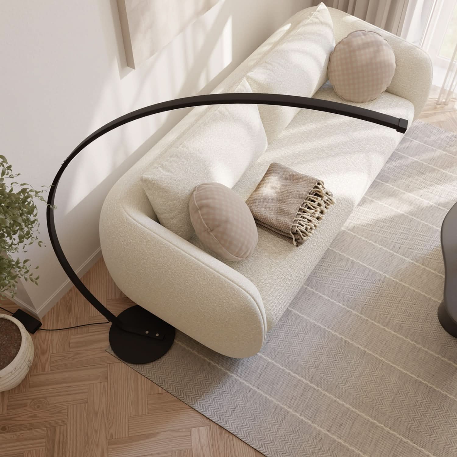 SOLVANE – Lámpara de pie para un ambiente interior refinado