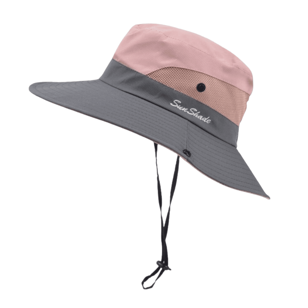 Sombrero de sol ligero con protección UV para mujer