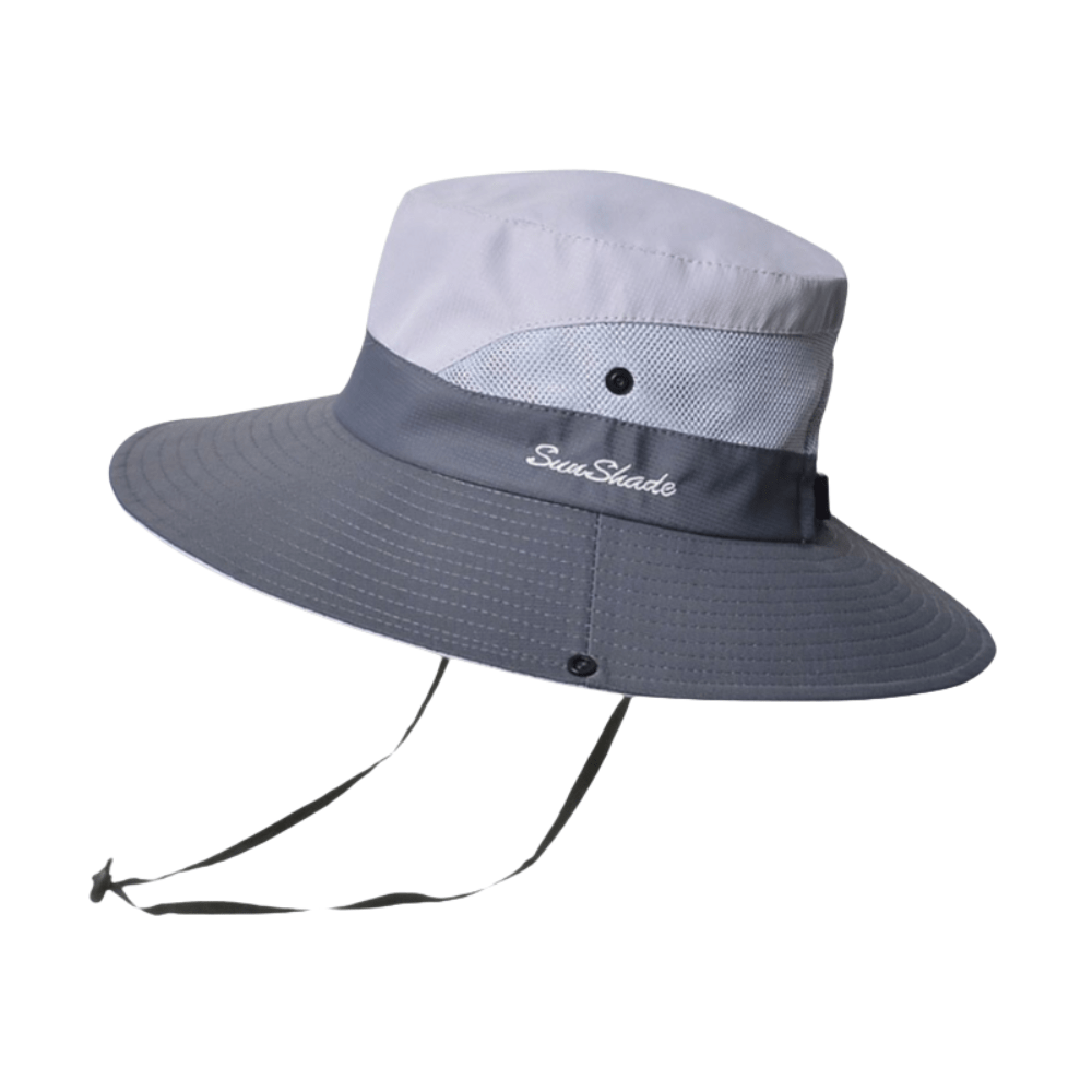 Sombrero de sol ligero con protección UV para mujer