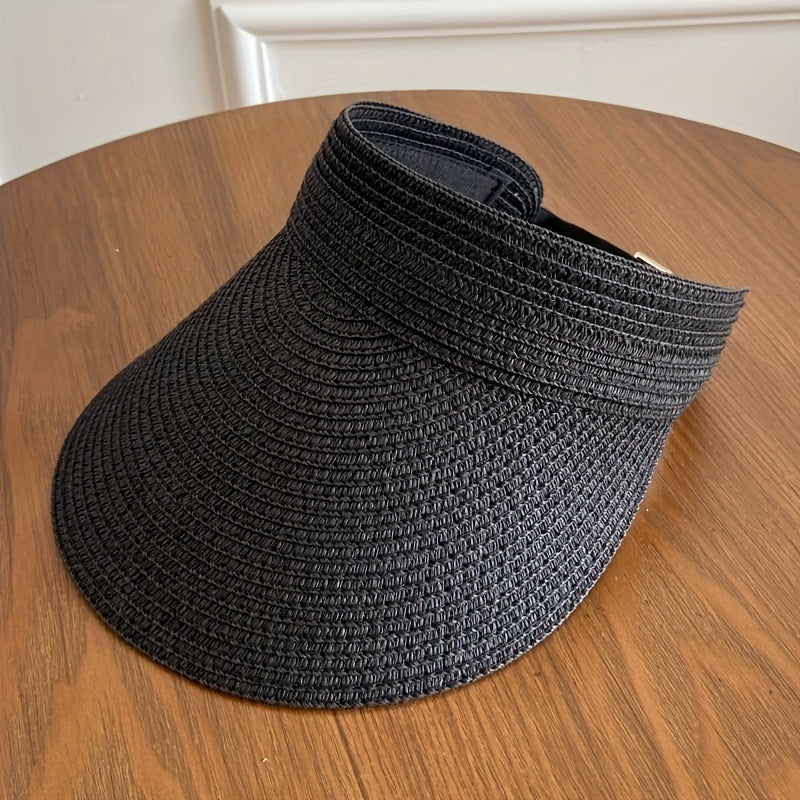 Sombrero de sol plegable para mujer con ala ancha – Ligero y protección UV