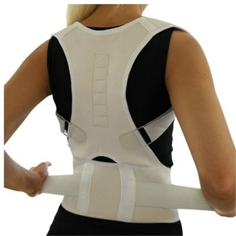 Soporte lumbar con corrección de postura y terapia magnética