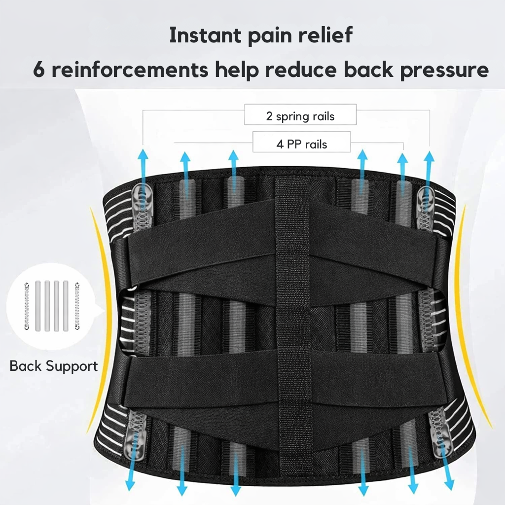 Soporte lumbar | Faja de sujeción lumbar | Estabilización de 360 grados
