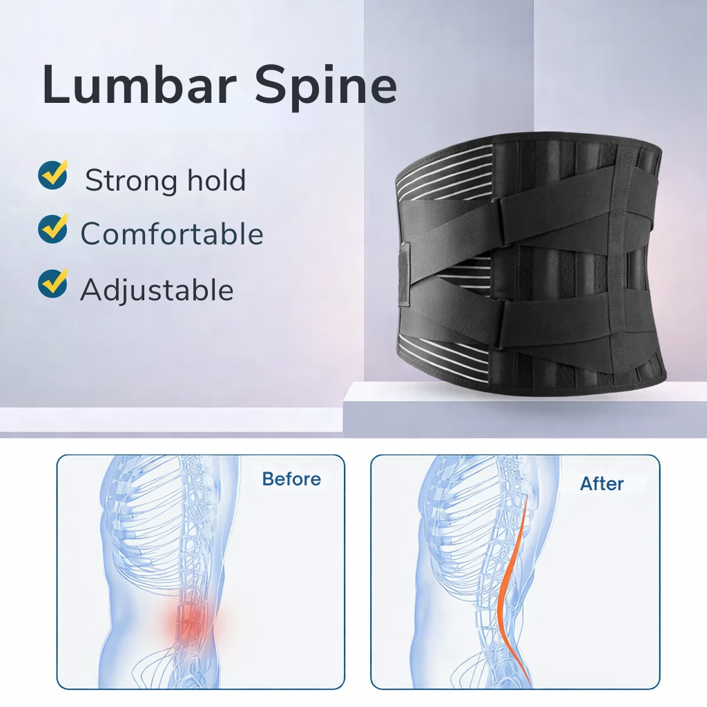 Soporte lumbar | Faja de sujeción lumbar | Estabilización de 360 grados