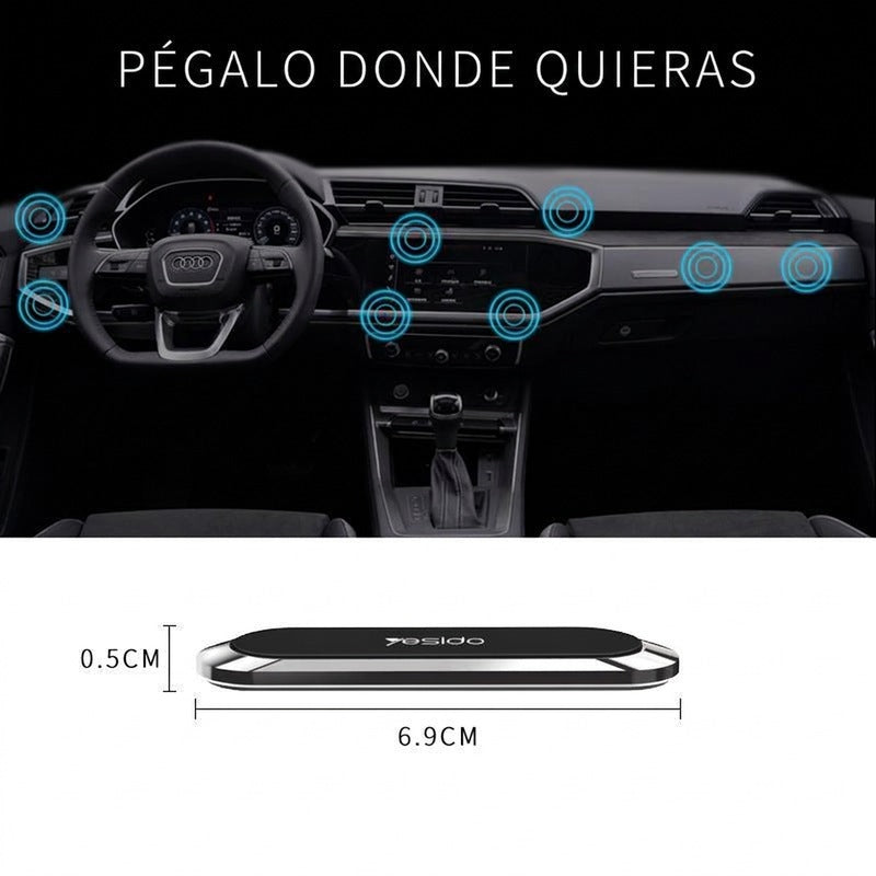 Soporte magnético para móvil sin taladrar