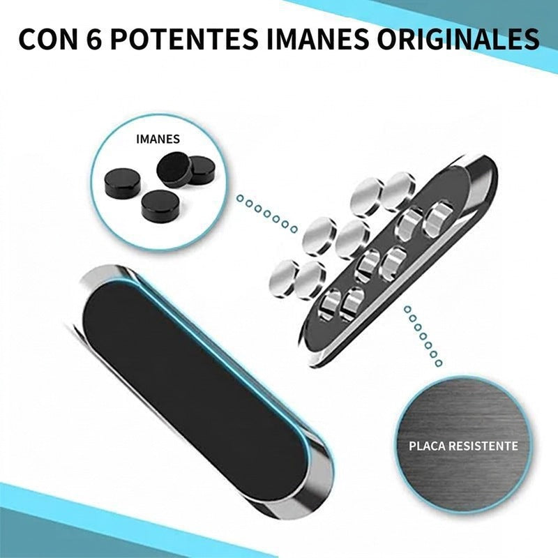 Soporte magnético para móvil sin taladrar