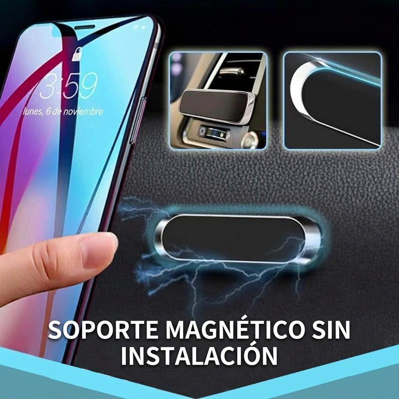 Soporte magnético para móvil sin taladrar