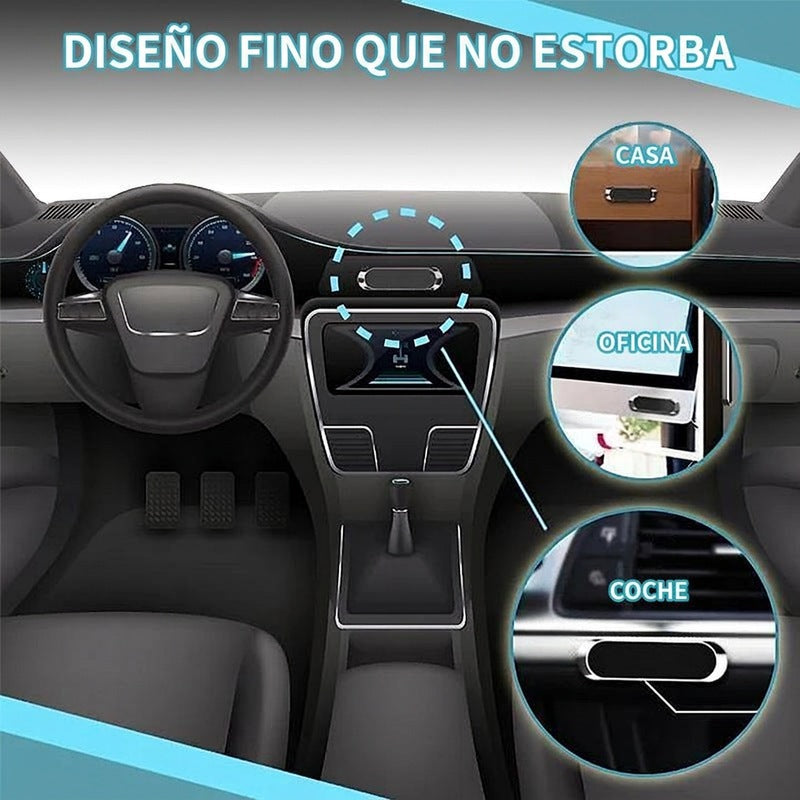 Soporte magnético para móvil sin taladrar