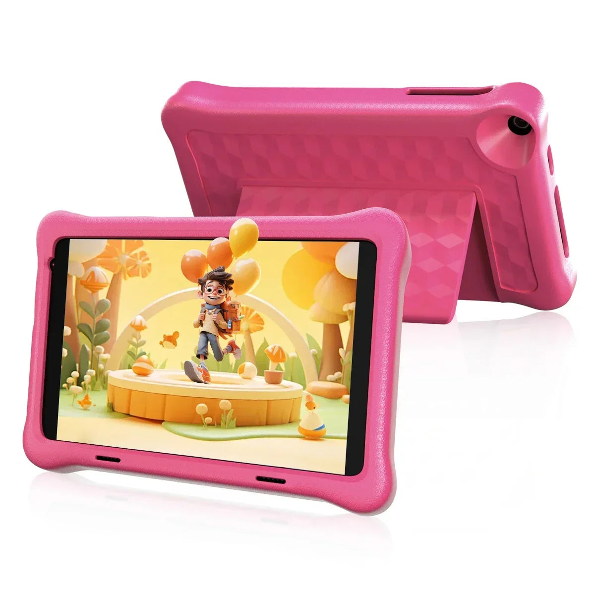 Tablet infantil de aprendizaje de 8 pulgadas con control parental y protección ocular