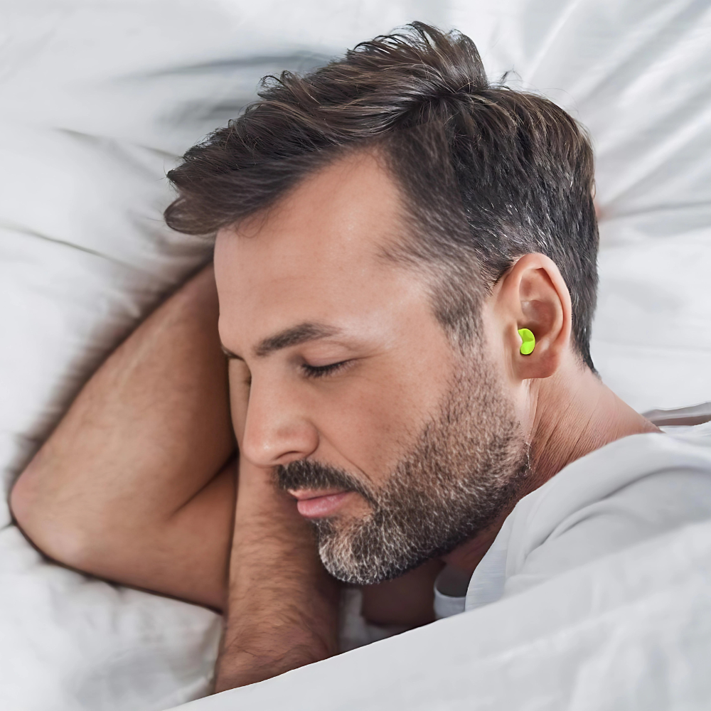 Tapones de silicona con cancelación de ruido para dormir