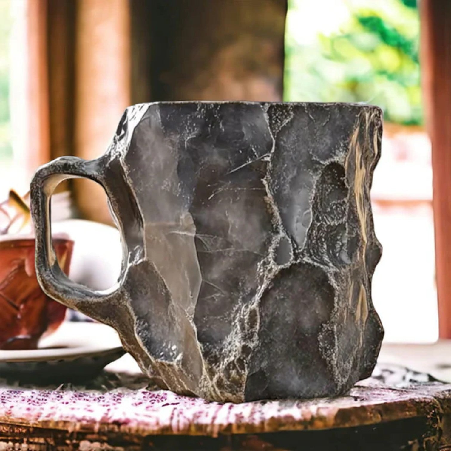 Tazas de café de cristal mineral