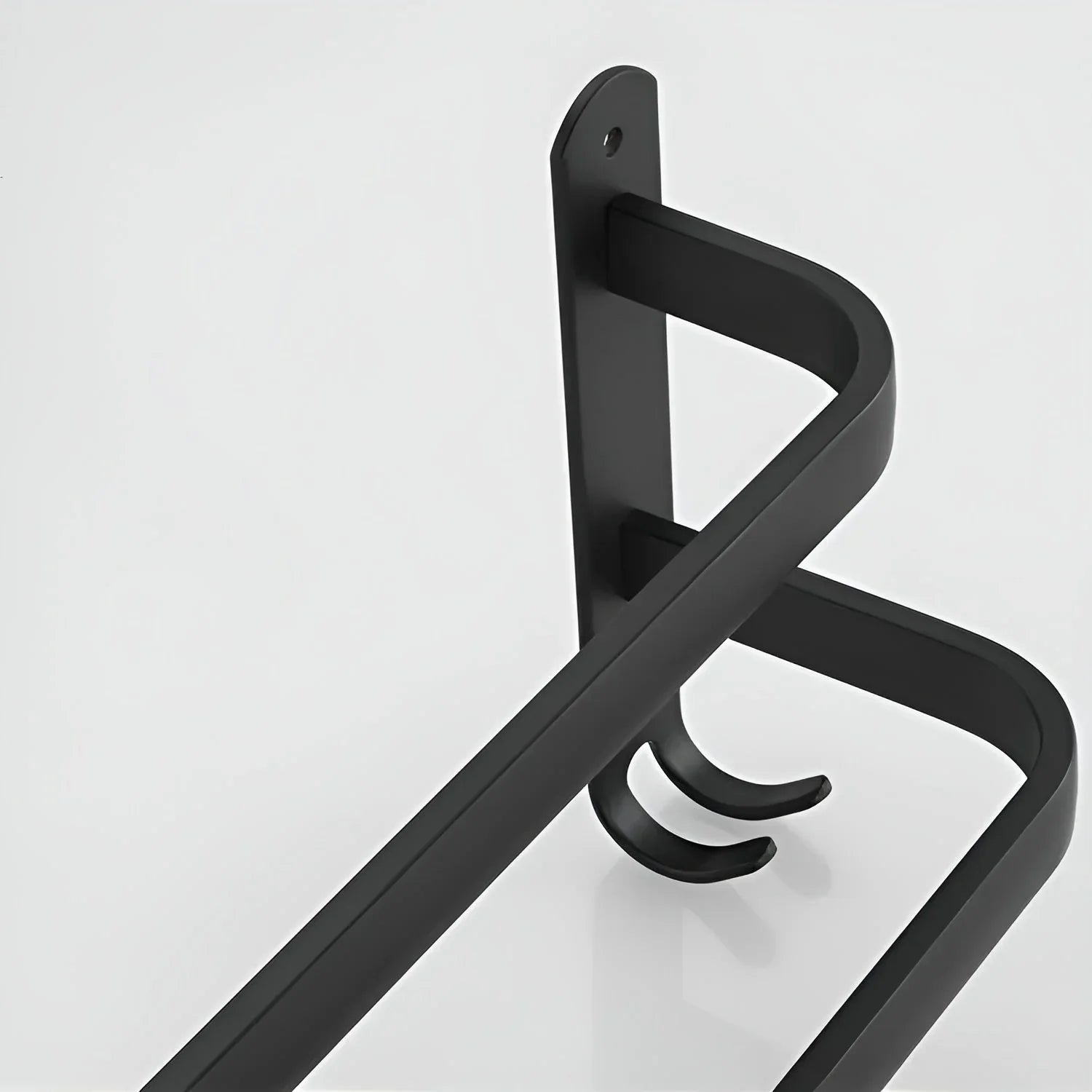 Toallero de pared de aluminio con 3 niveles que ahorra espacio