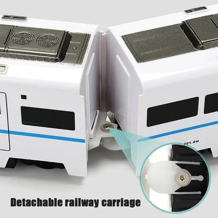 Tren de juguete interactivo con acción para niños pequeños