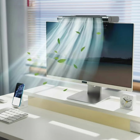 Ventilador de escritorio sin aspas | Alimentación USB | Flujo de aire ajustable