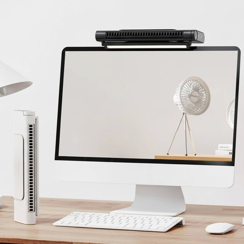 Ventilador de escritorio sin aspas | Alimentación USB | Flujo de aire ajustable
