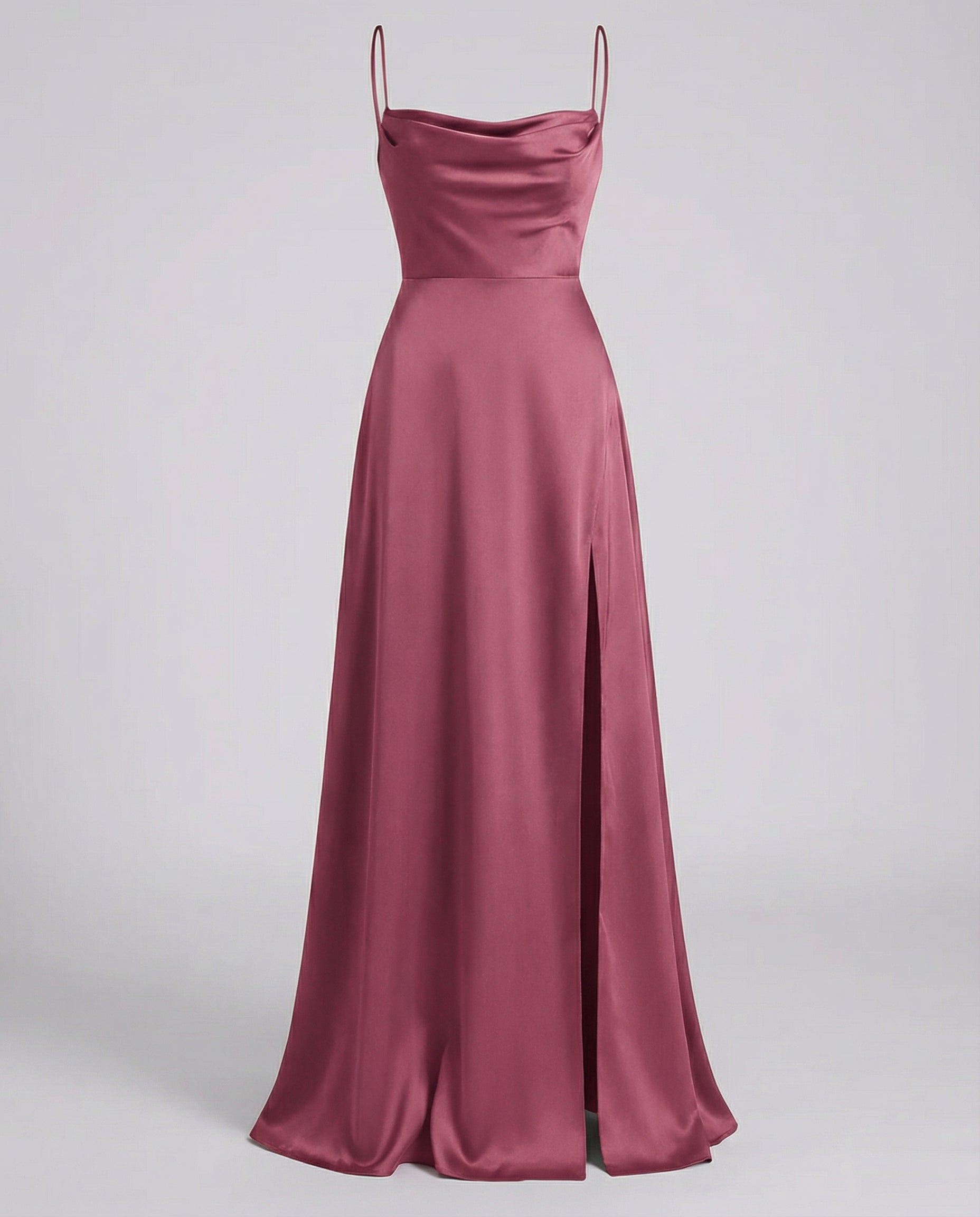 Vestido maxi elegante de corte fluido