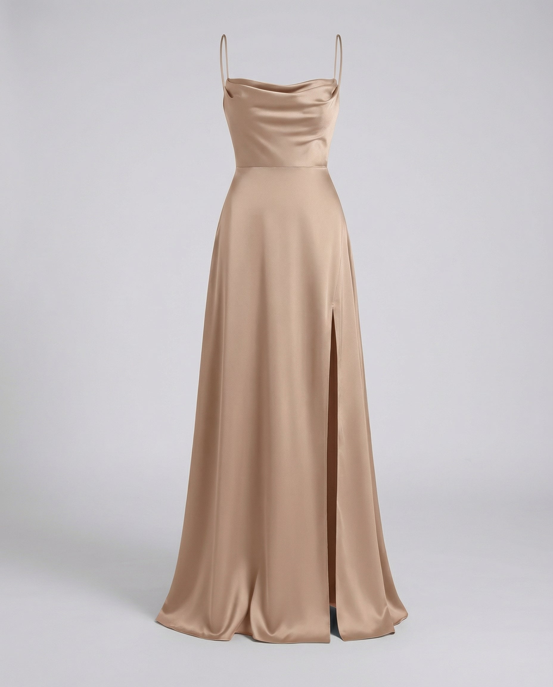 Vestido maxi elegante de corte fluido