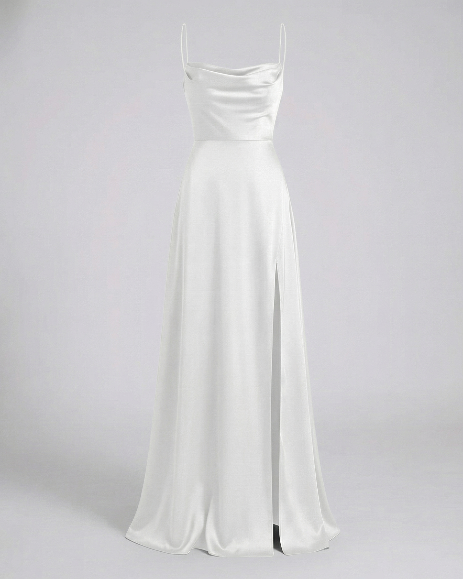 Vestido maxi elegante de corte fluido