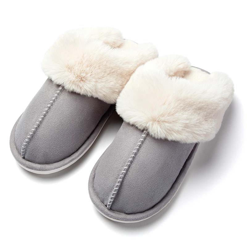 Zapatillas forradas con forro suave y suela antideslizante