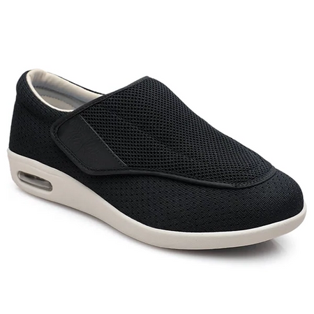 Zapatos anchos para diabéticos para pies hinchados