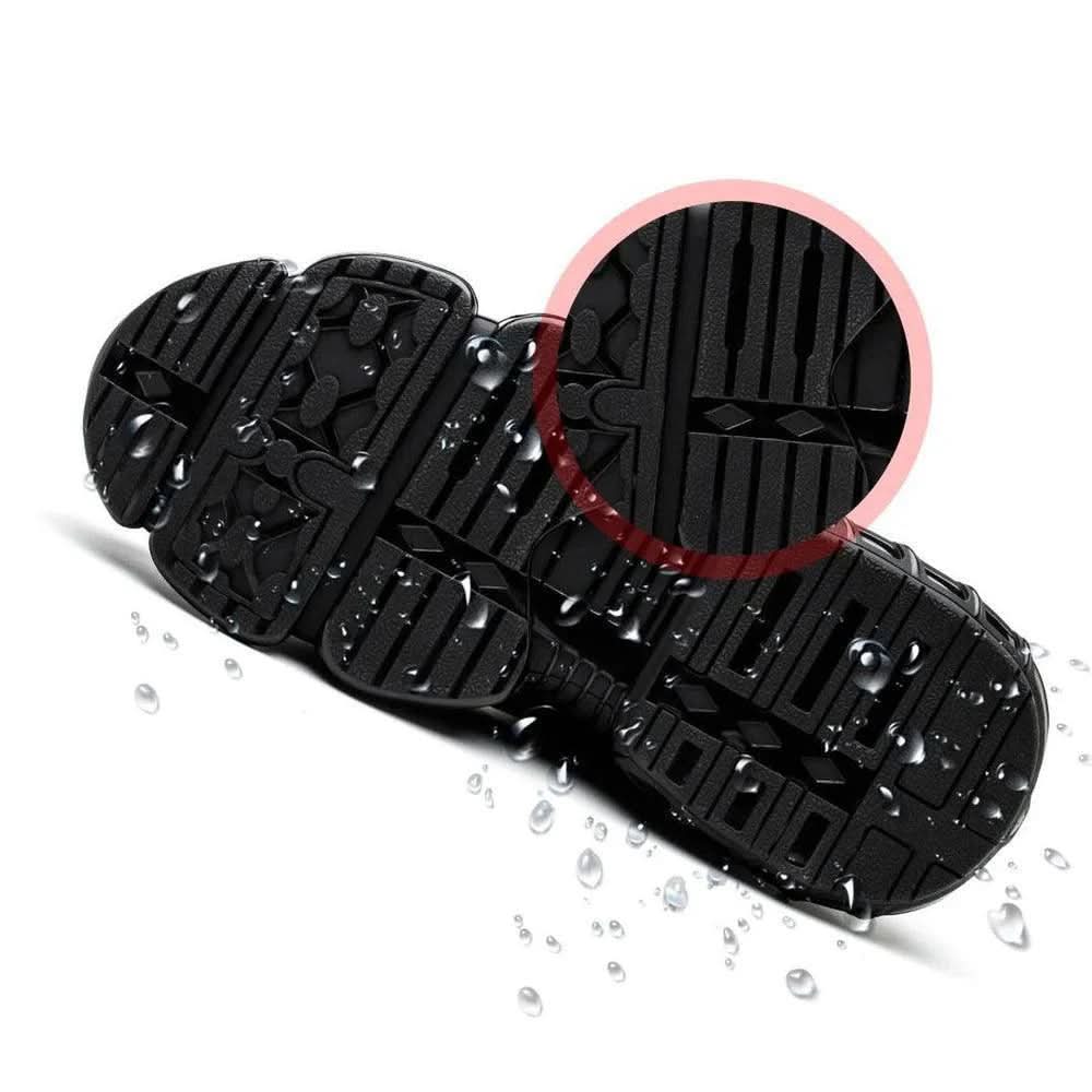Zapatos de trabajo para hombre | Soporte ortopédico y agarre antideslizante | GripFlow