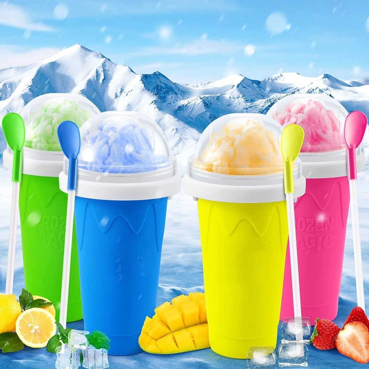 Taza para granizados | Vaso para bebidas frías y refrescantes