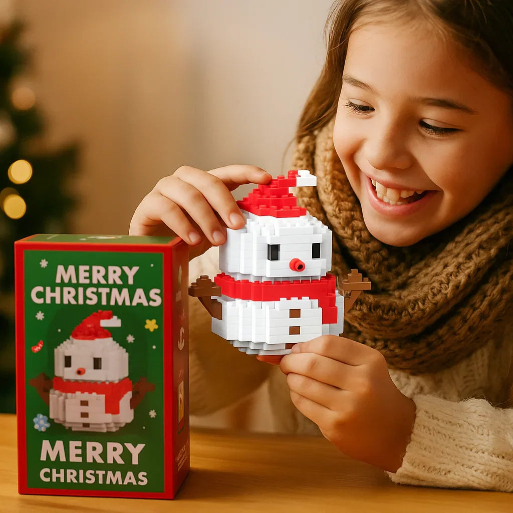 Figuras Navideñas para Construir – Diversión para Toda la Familia