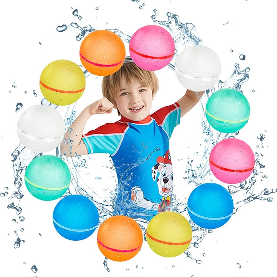 Globos de agua reutilizables de silicona | Juego ecológico para niños