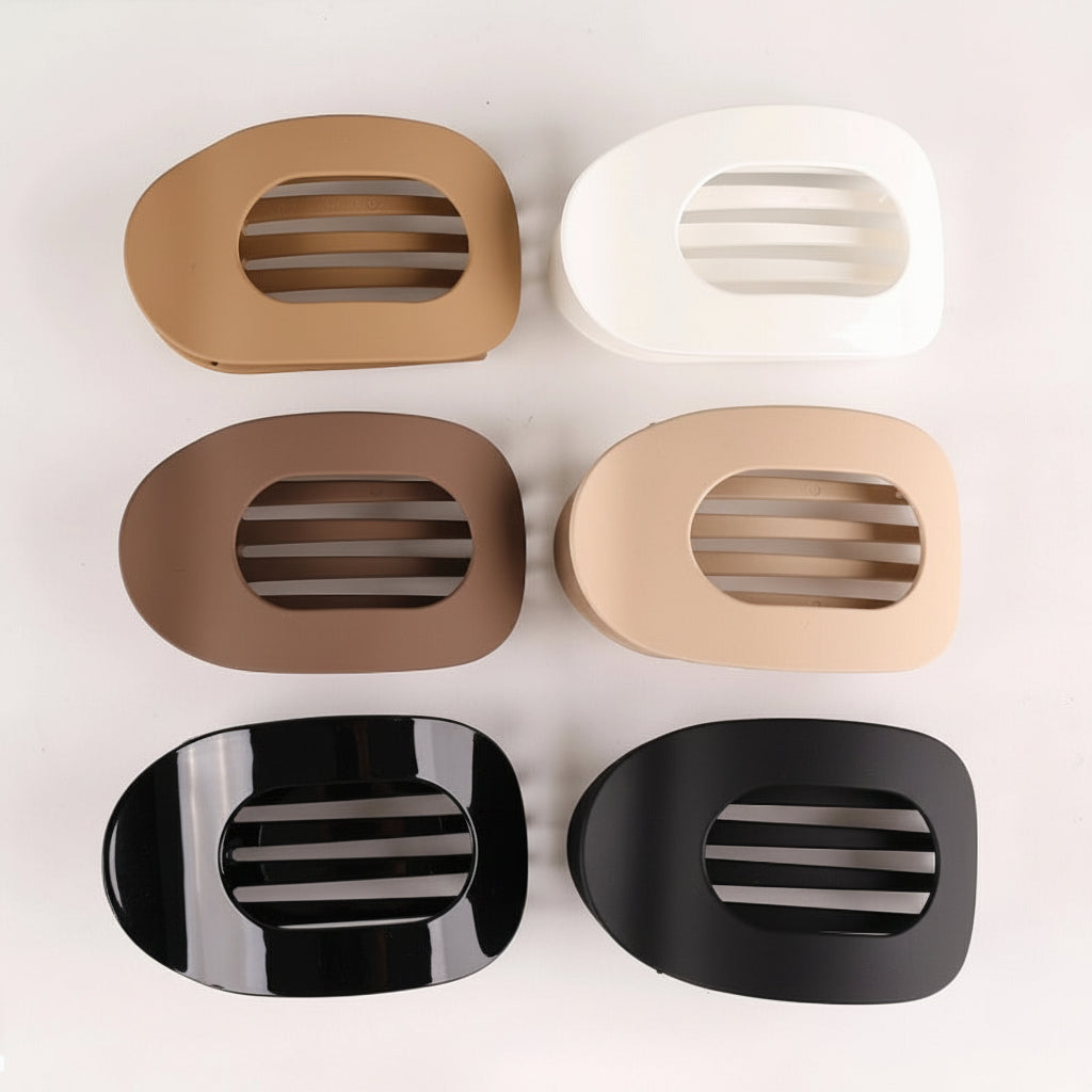 Pinza para el pelo de plástico, garra para cabello grueso, estilo elegante, gran sujeción, accesorio