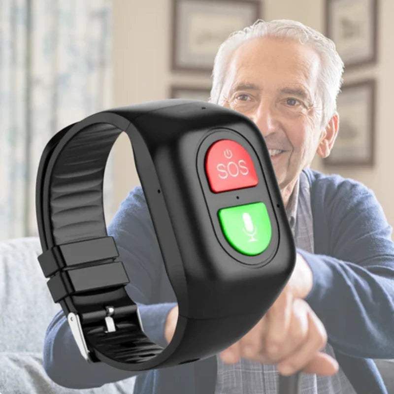 Reloj GPS Inteligente Para Personas Mayores - Rastreador SOS 4G, Monitoreo de Salud y Alertas de Emergencia