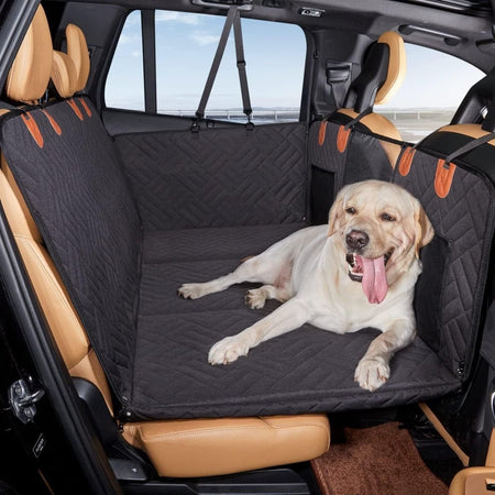 Extension de asiento de coche con base dura para perros