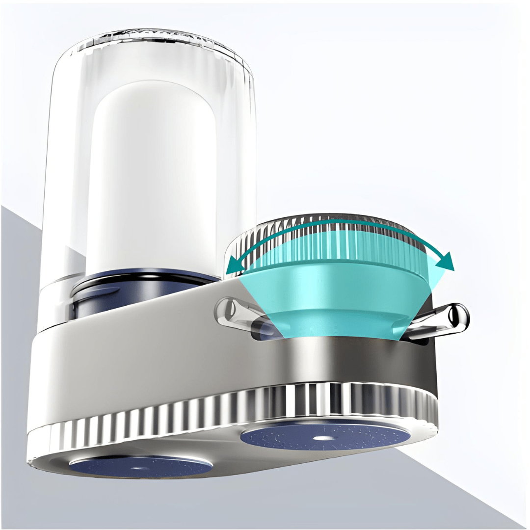 Filtro de agua para grifo con 5 etapas de filtración e instalación rápida