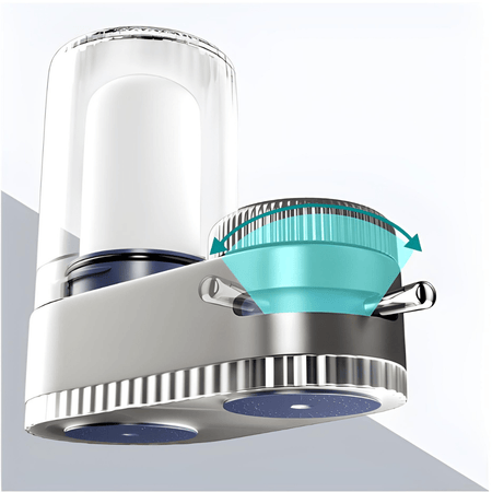Filtro de agua para grifo con 5 etapas de filtración e instalación rápida