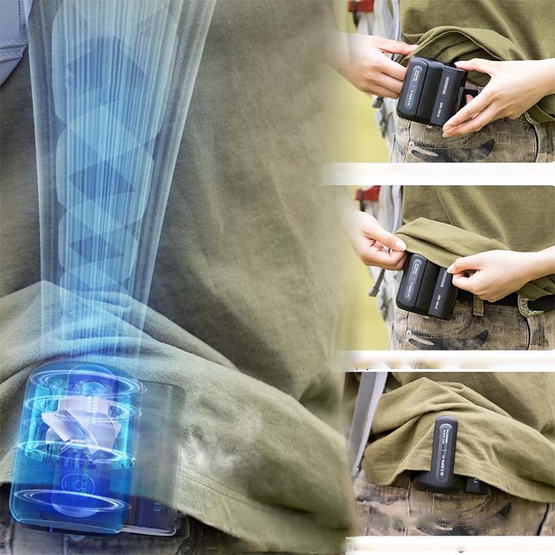 Ventilador portátil con clip | Mini ventilador recargable
