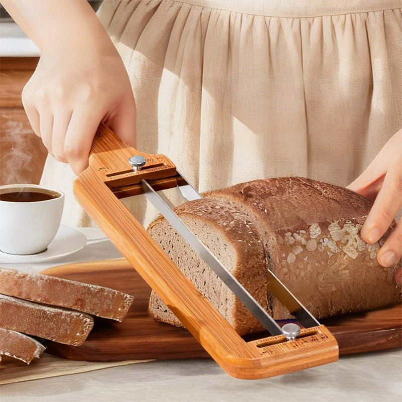 Cuchillo de pan ajustable para pan casero