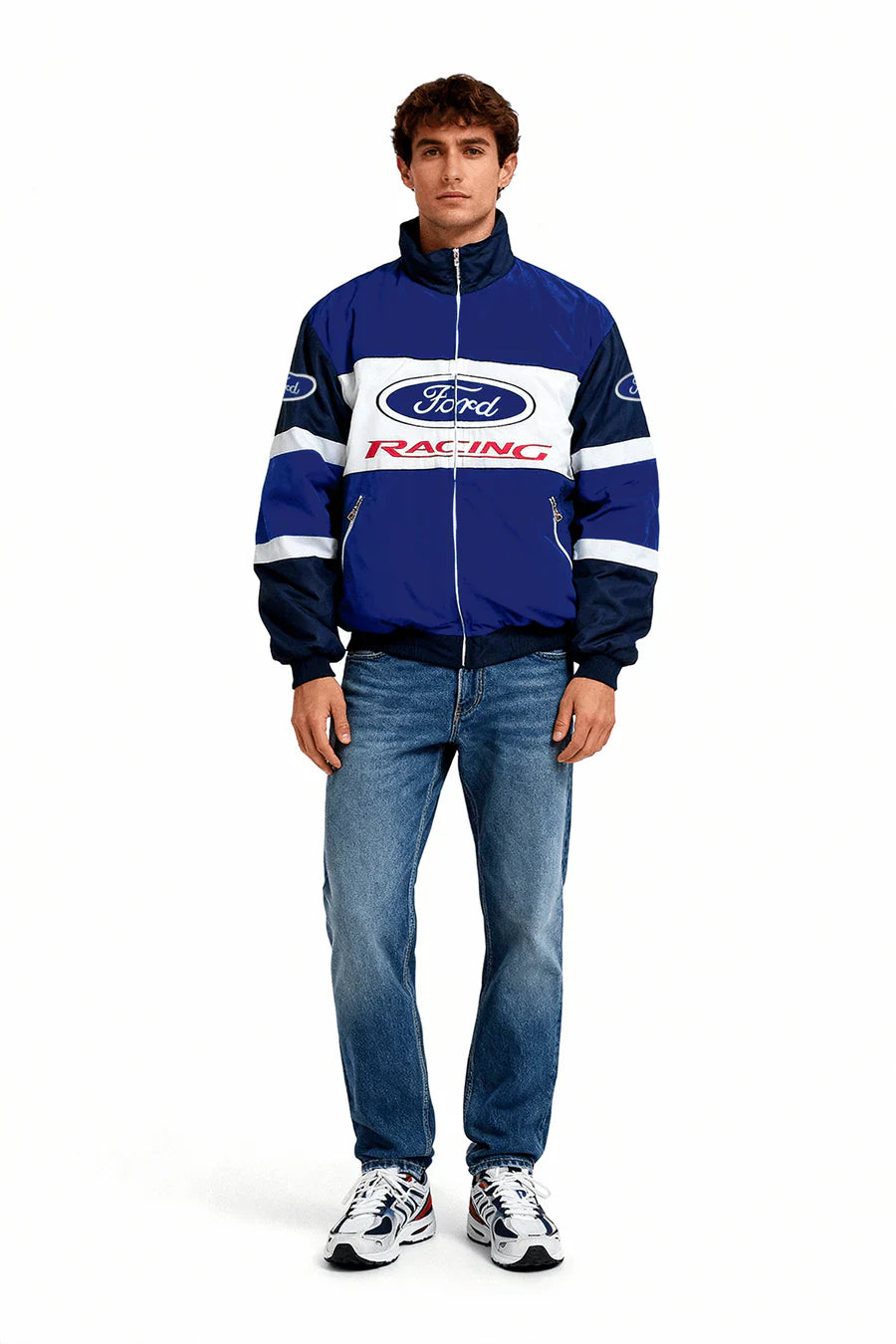 Chaqueta de carreras Ford Racing Vintage – Unisex – Retro