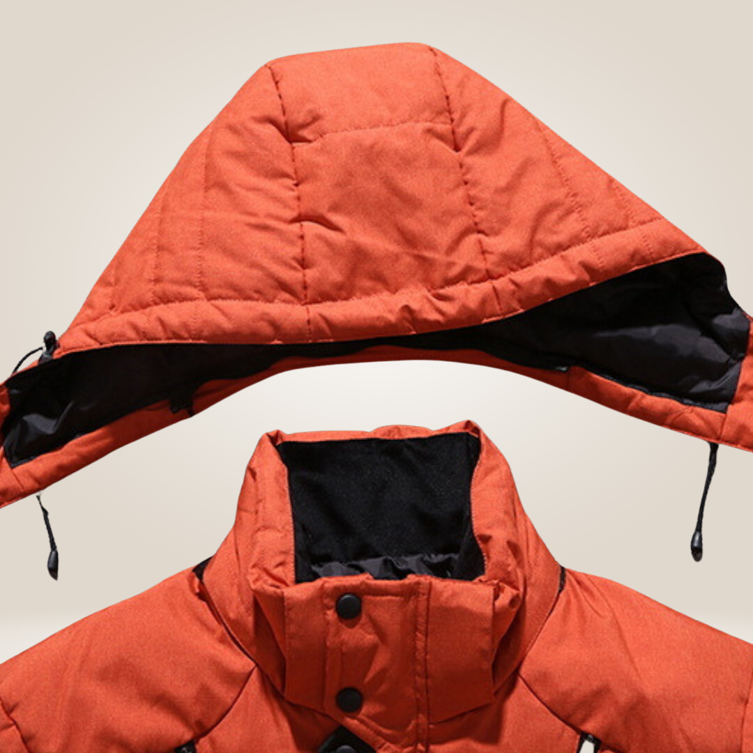 Parka de Invierno para Hombre Nordfall – Abrigo Grueso con Forro Polar, Impermeable y Cortaviento