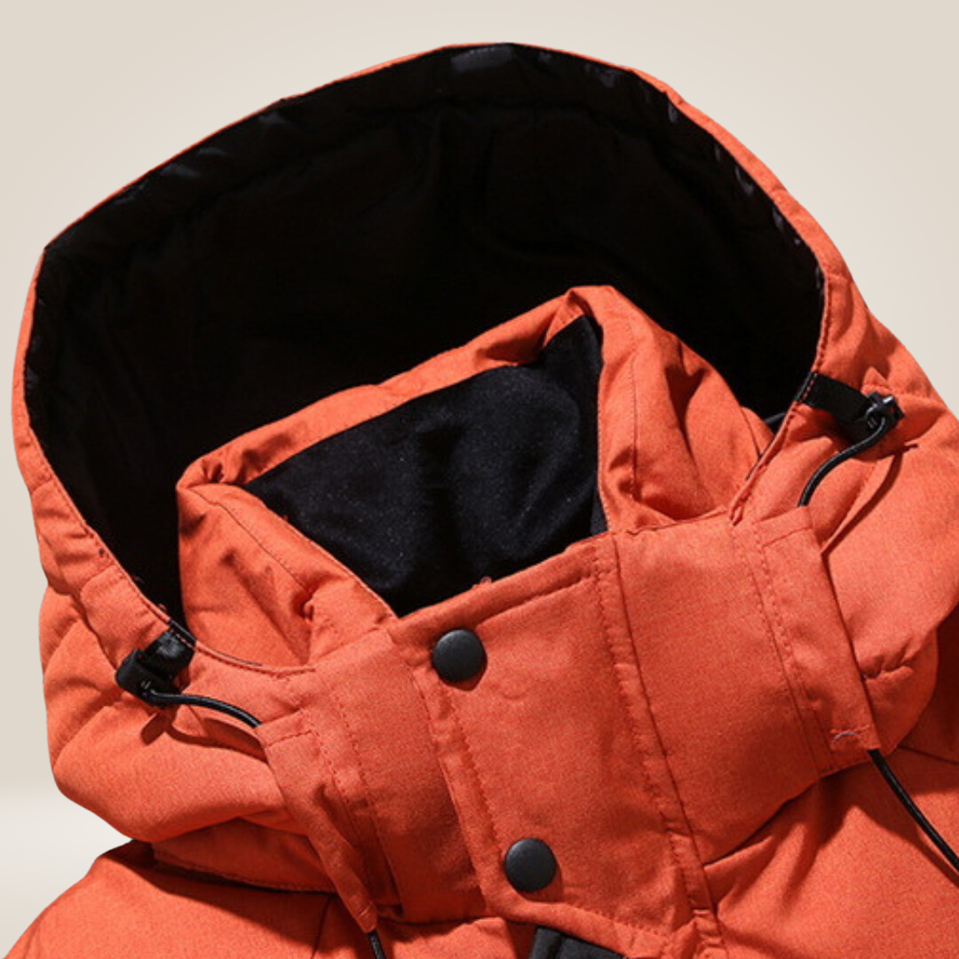 Parka de Invierno para Hombre Nordfall – Abrigo Grueso con Forro Polar, Impermeable y Cortaviento