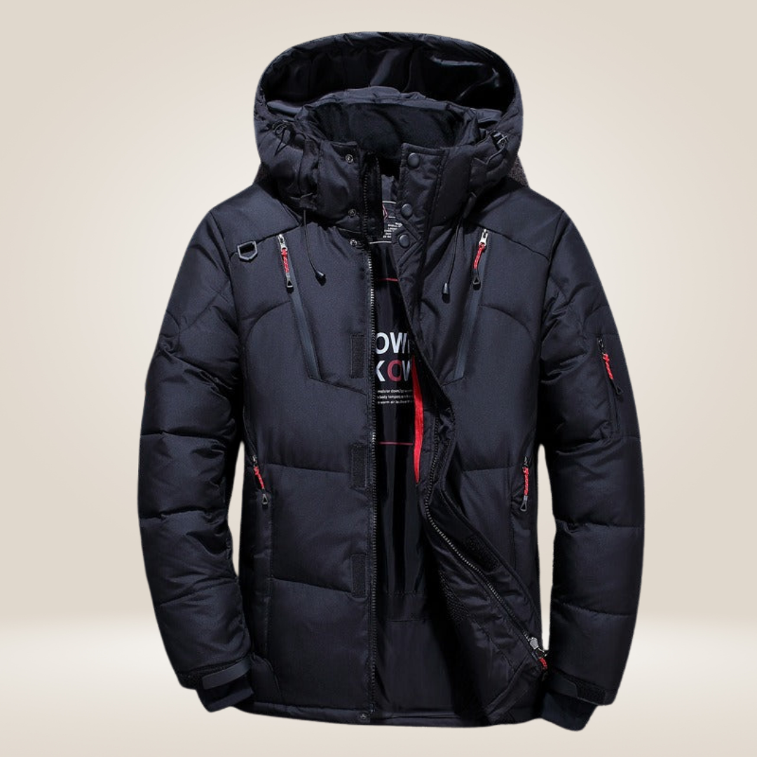 Parka de Invierno para Hombre Nordfall – Abrigo Grueso con Forro Polar, Impermeable y Cortaviento