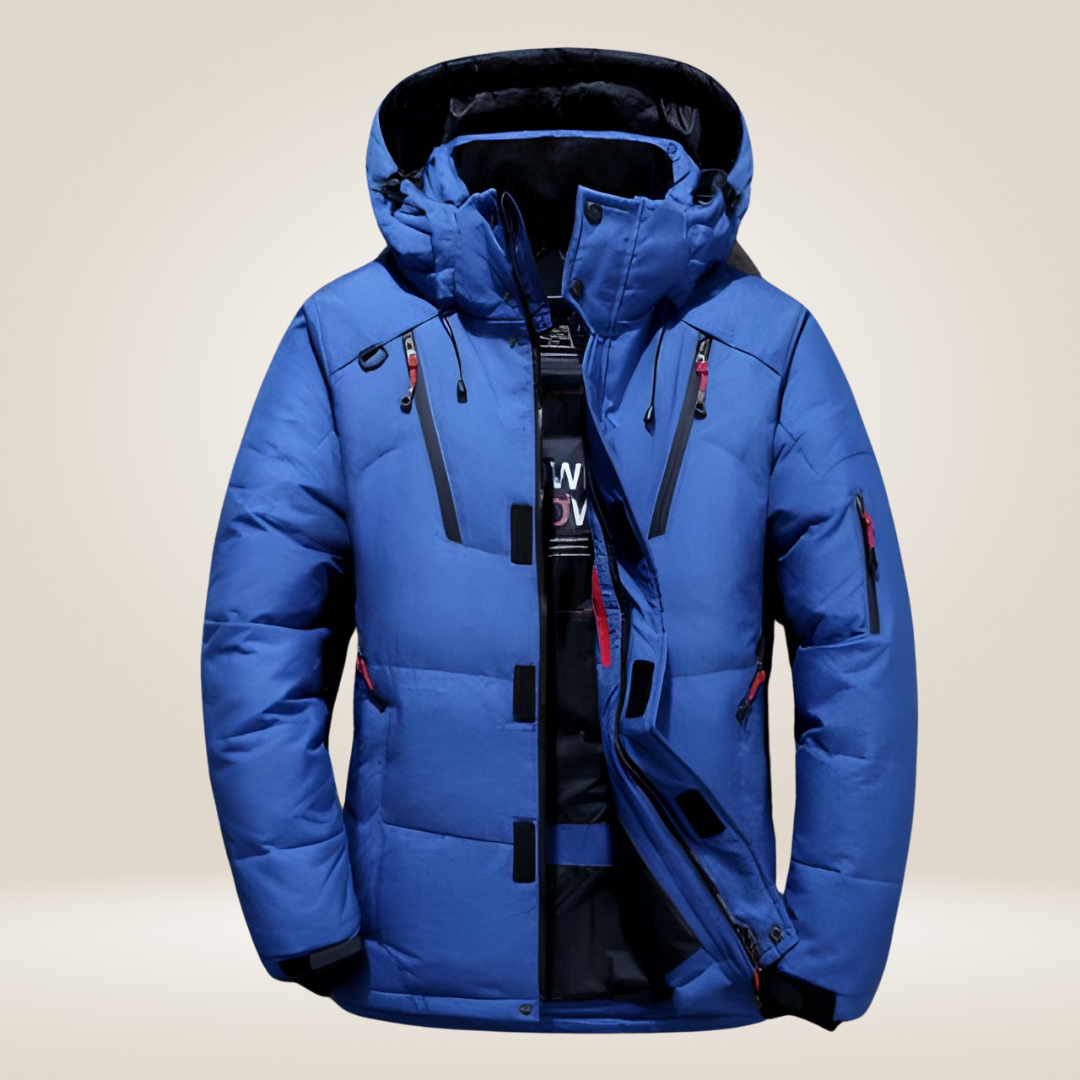 Parka de Invierno para Hombre Nordfall – Abrigo Grueso con Forro Polar, Impermeable y Cortaviento