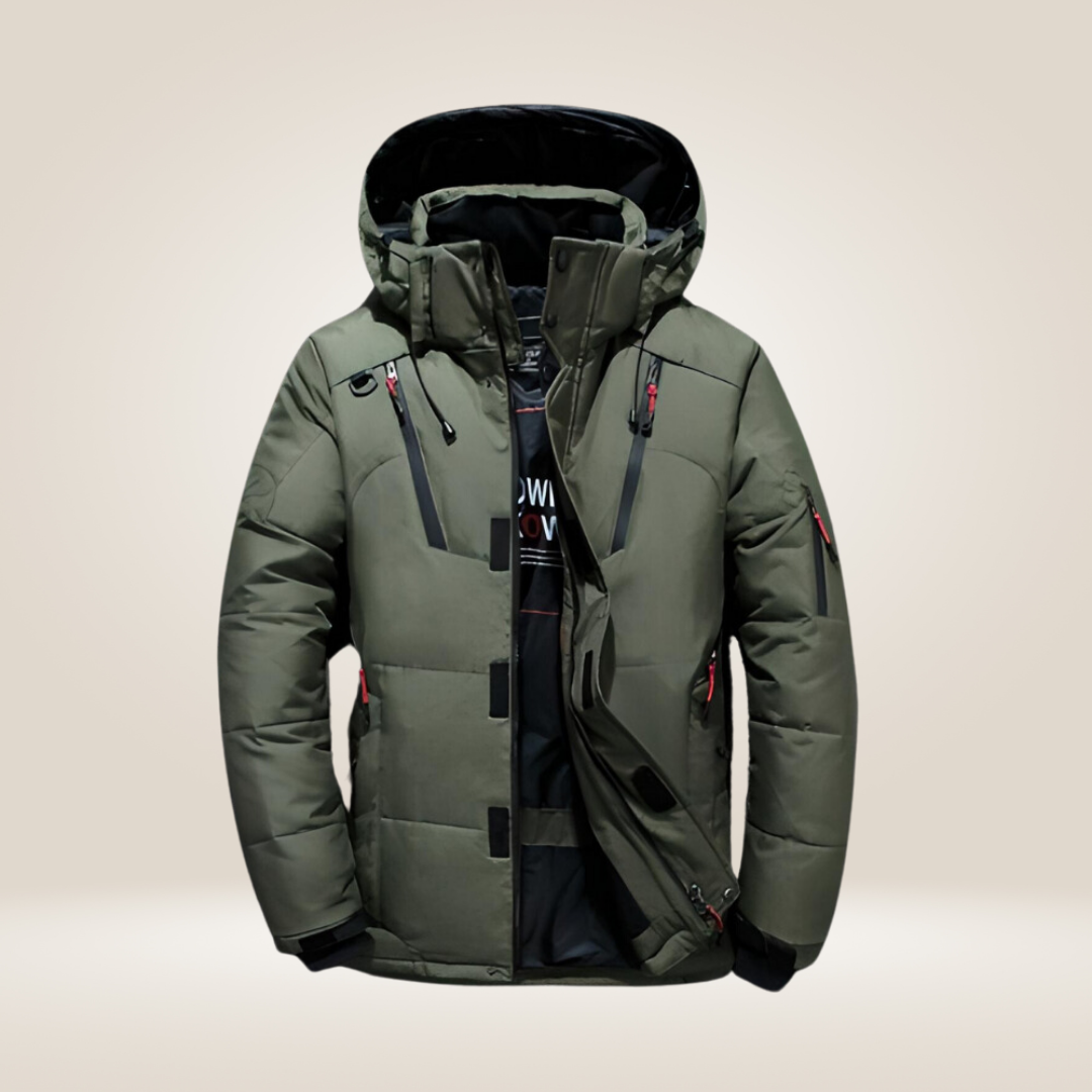 Parka de Invierno para Hombre Nordfall – Abrigo Grueso con Forro Polar, Impermeable y Cortaviento