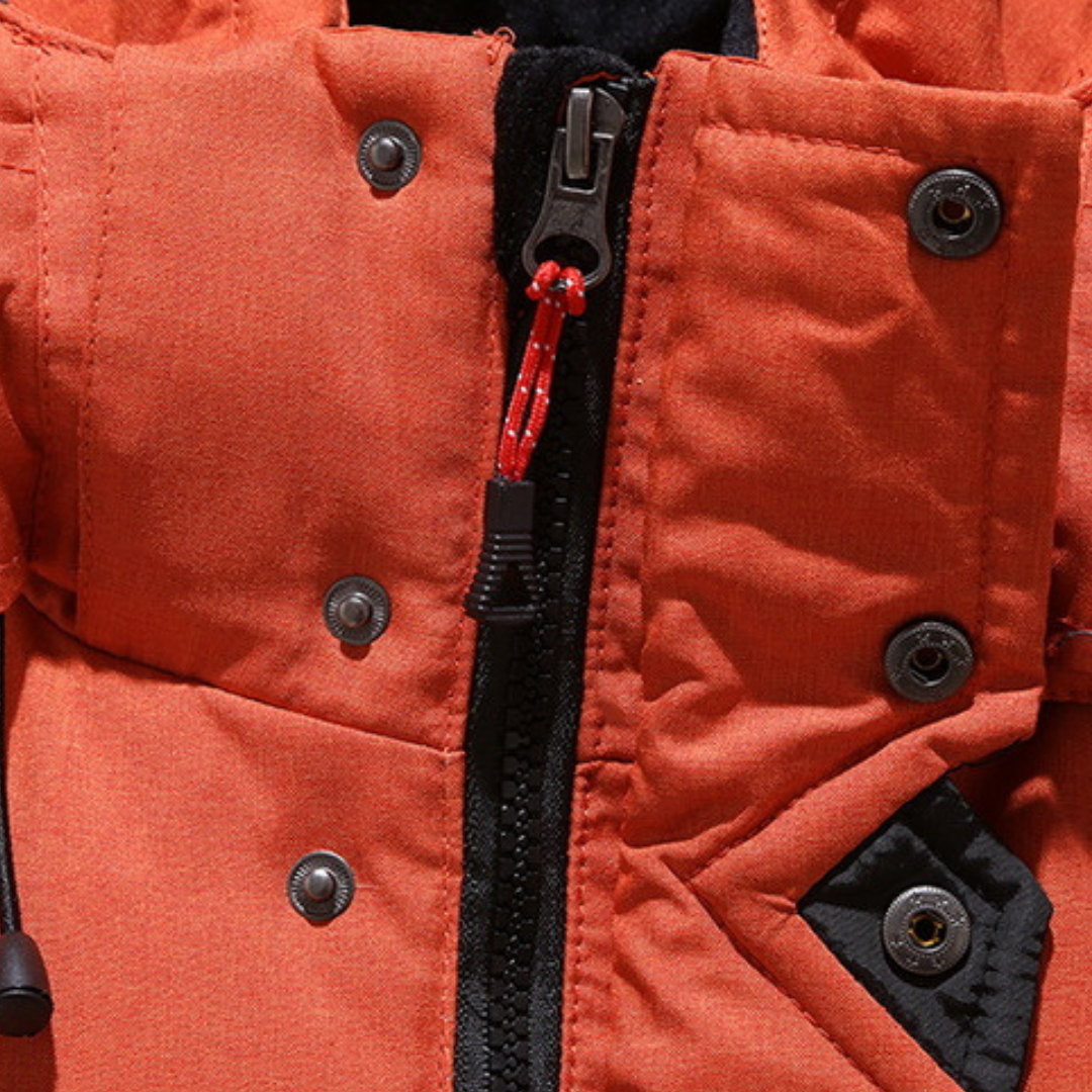 Parka de Invierno para Hombre Nordfall – Abrigo Grueso con Forro Polar, Impermeable y Cortaviento