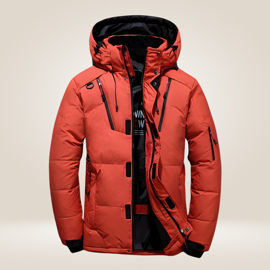 Parka de Invierno para Hombre Nordfall – Abrigo Grueso con Forro Polar, Impermeable y Cortaviento