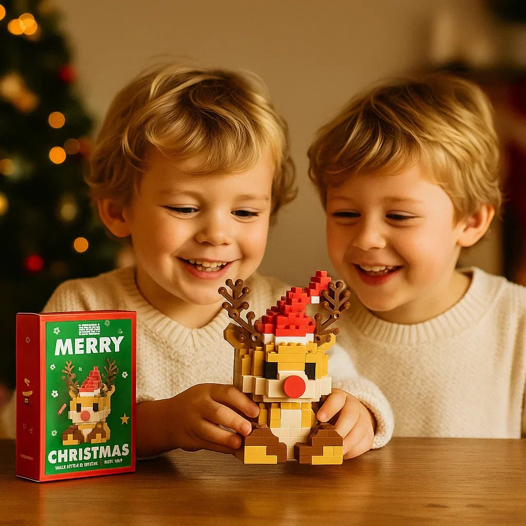Figuras Navideñas para Construir – Diversión para Toda la Familia