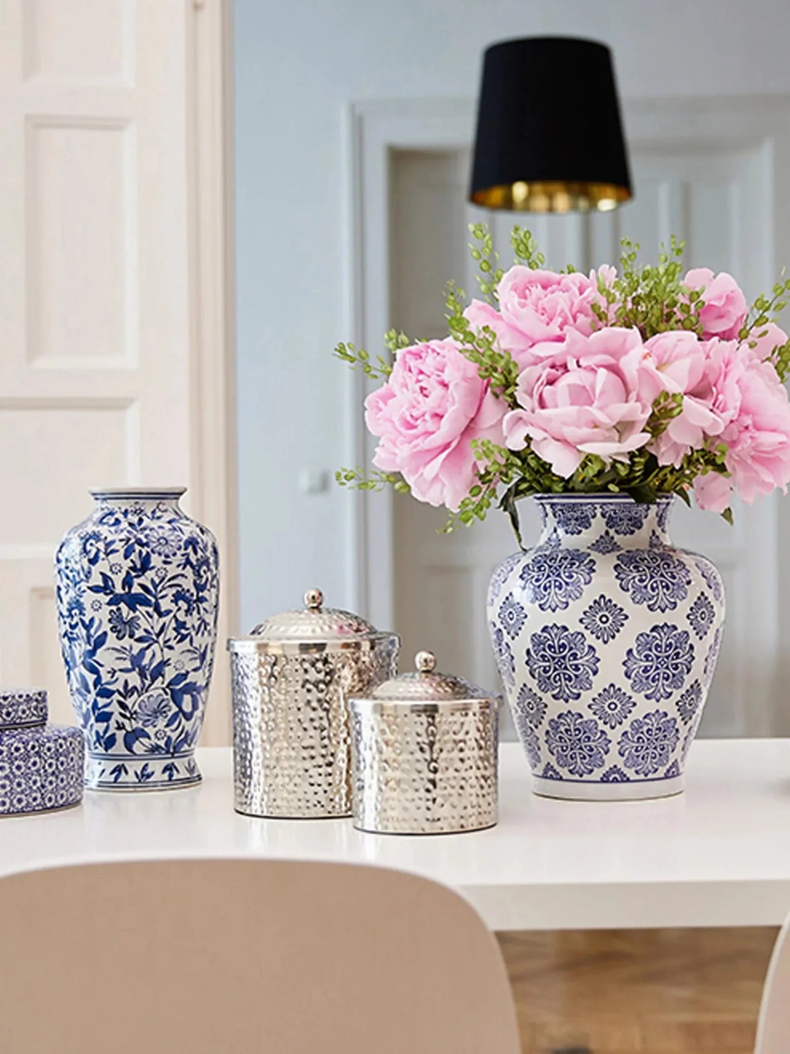 Jarrón Decorativo Grande de Porcelana Lin, altura 31 cm DescuentosMax™