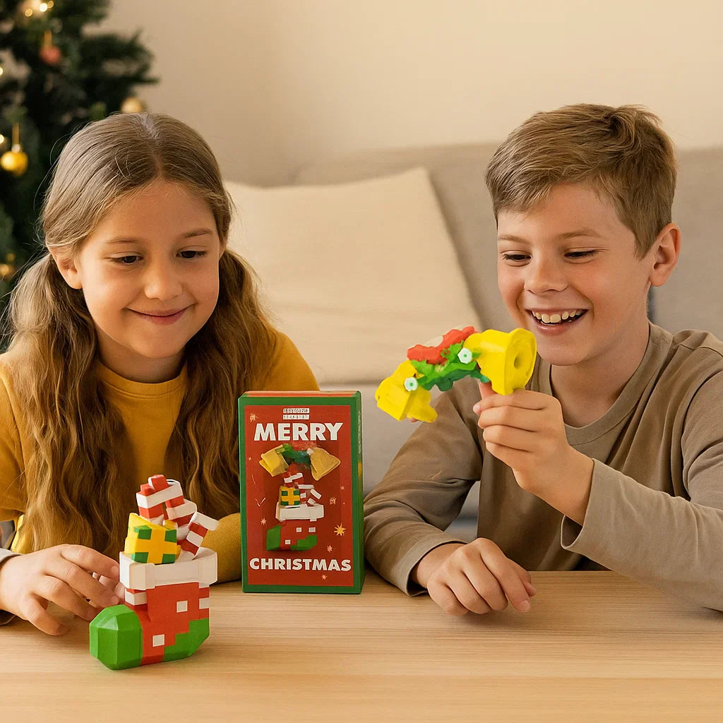 Figuras Navideñas para Construir – Diversión para Toda la Familia