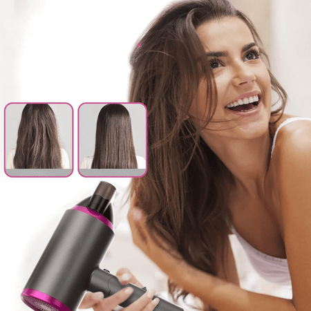 DescuentosMax™ AirFlow Pro - Secador de pelo compacto con difusor y concentrador